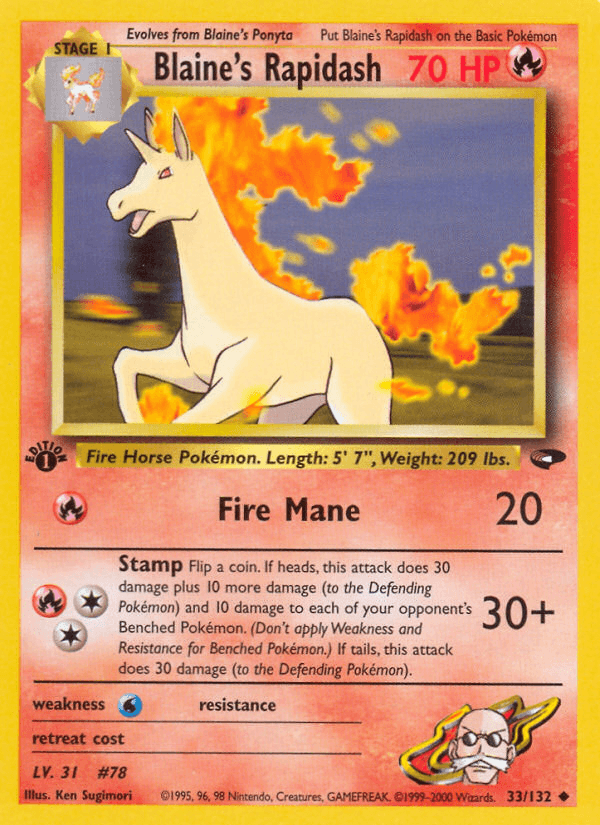 Blaine's Rapidash GYM2-33