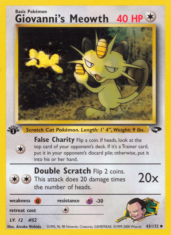 Giovanni's Meowth GYM2-43