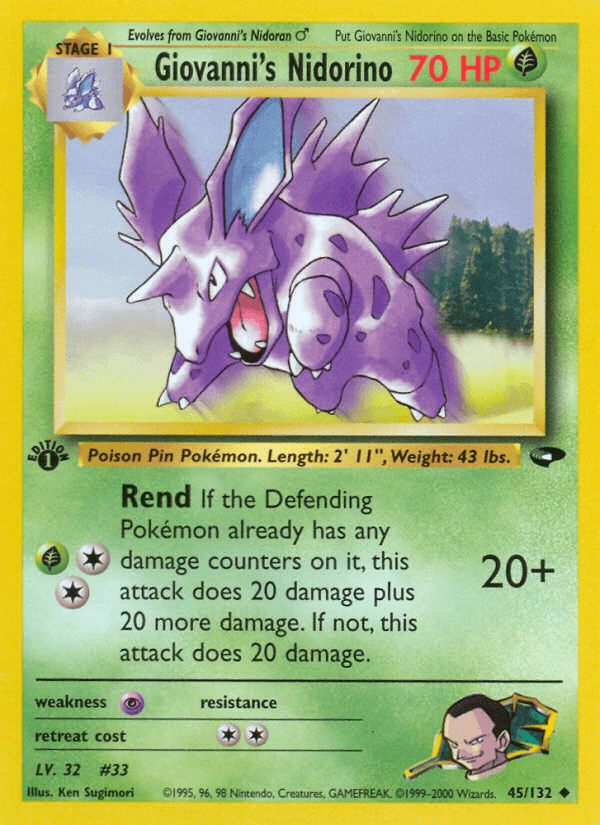 Giovanni's Nidorino GYM2-45