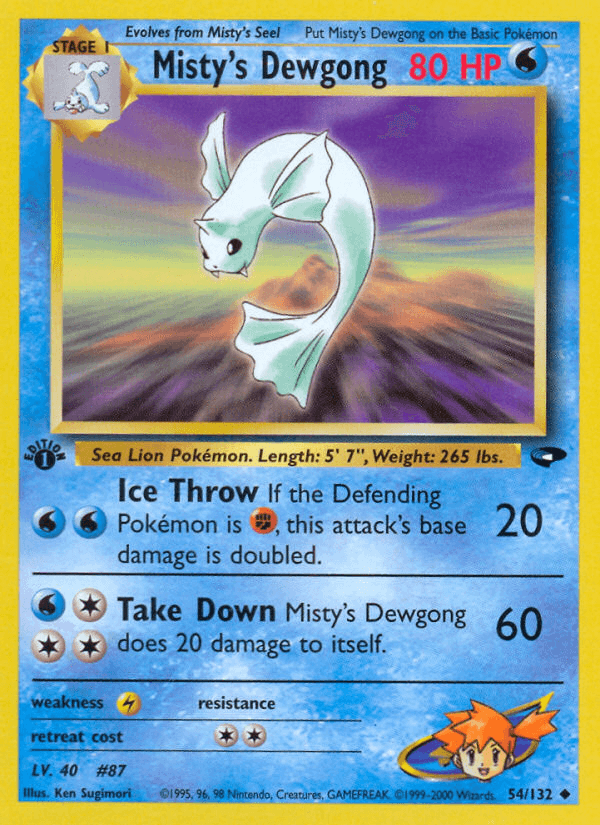 Misty's Dewgong GYM2-54
