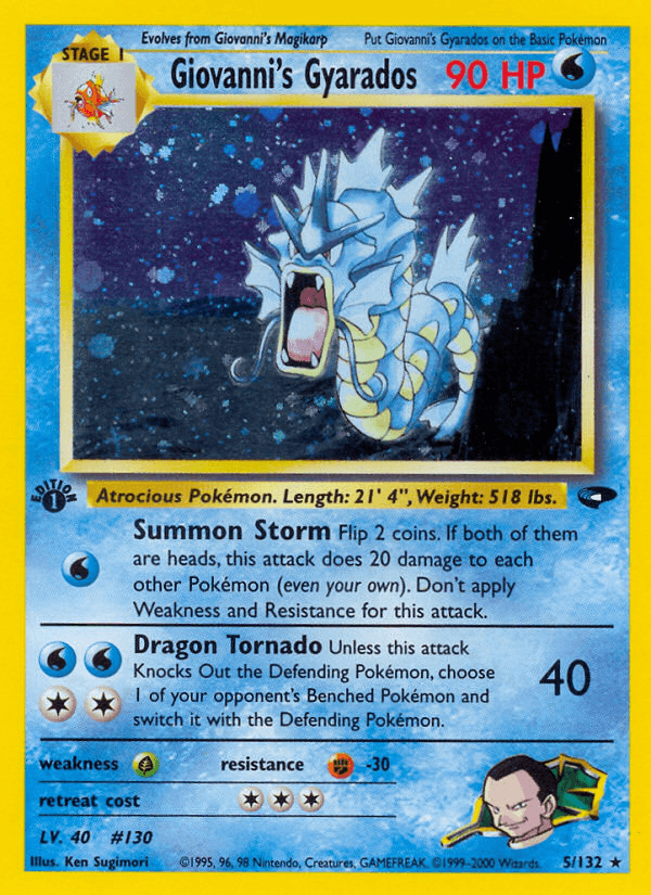 Giovanni's Gyarados GYM2-5