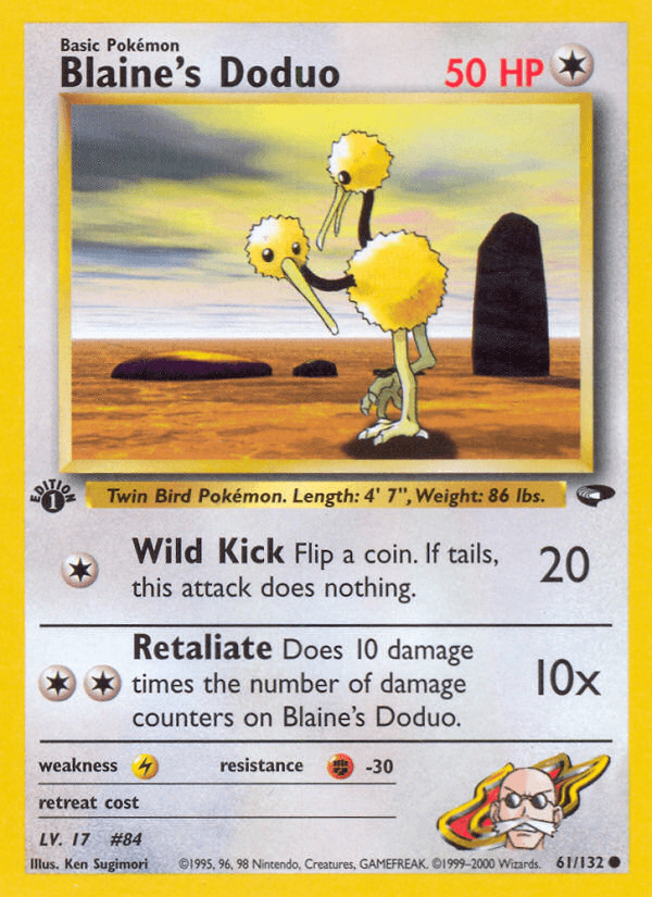 Blaine's Doduo GYM2-61