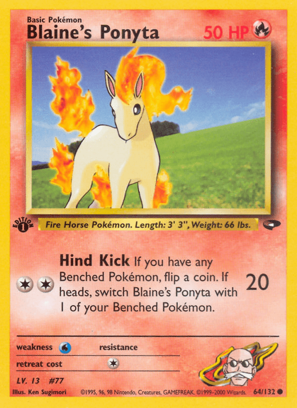 Blaine's Ponyta GYM2-64