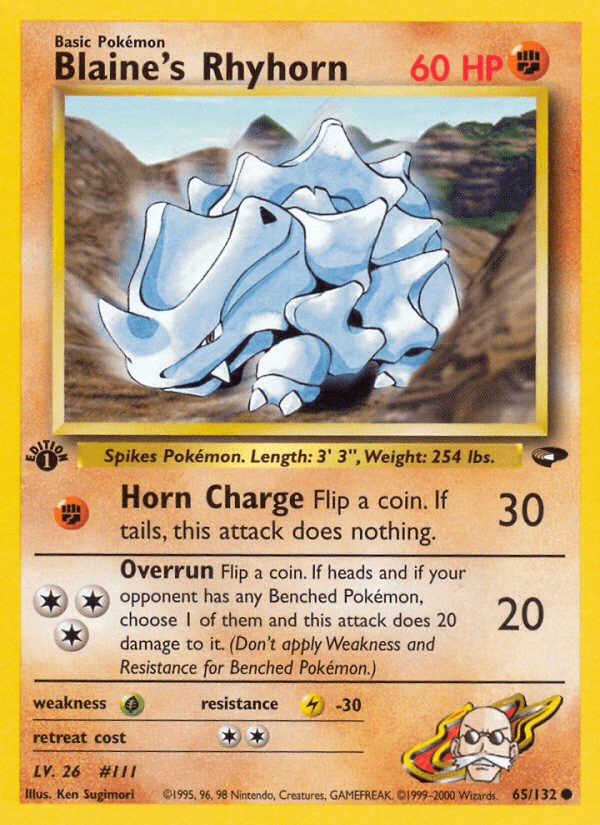 Blaine's Rhyhorn GYM2-65