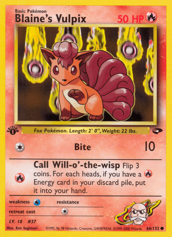 Blaine's Vulpix GYM2-66