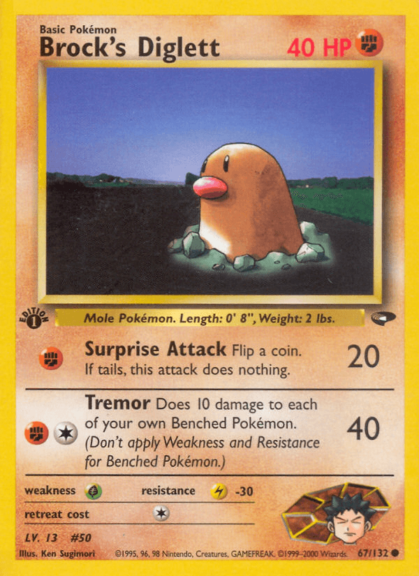Brock's Diglett GYM2-67