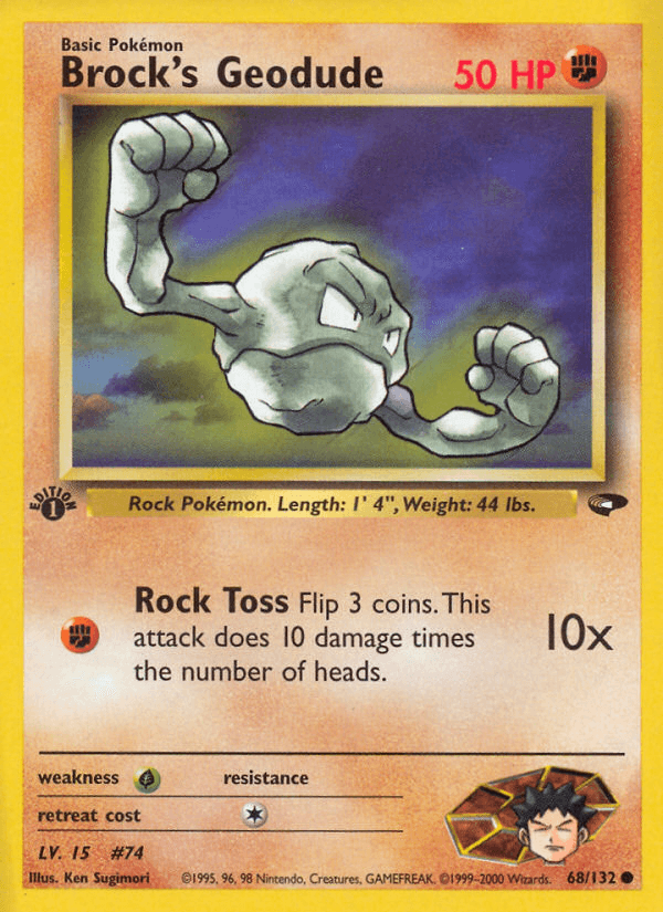 Brock's Geodude GYM2-68