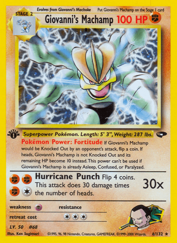Giovanni's Machamp GYM2-6