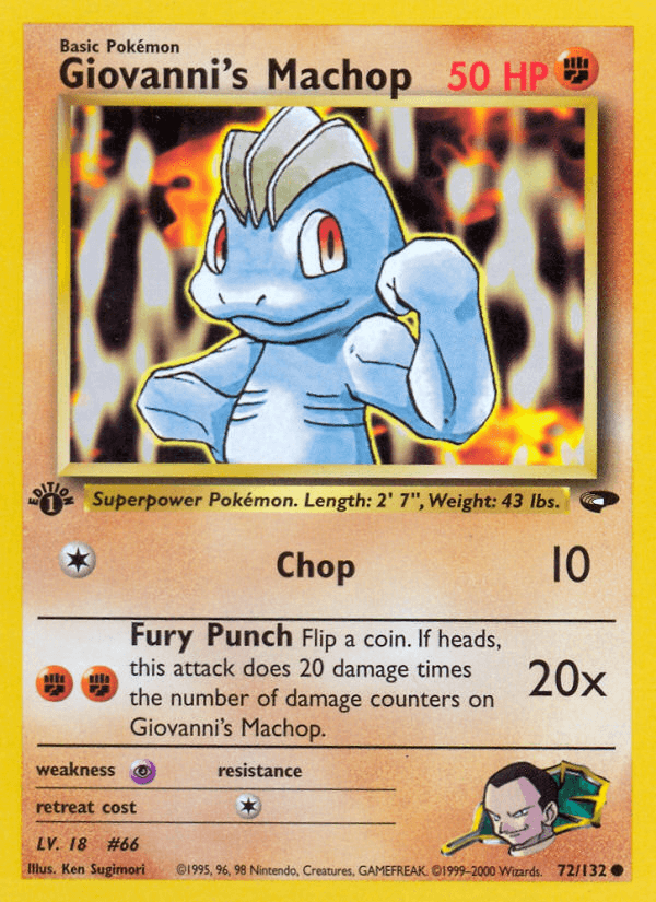 Giovanni's Machop GYM2-72