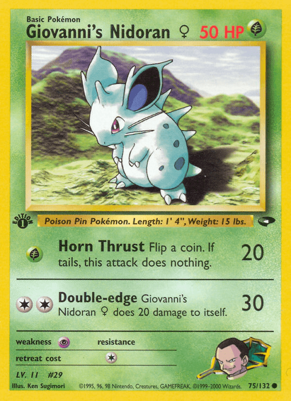 Giovanni's Nidoran ♀ GYM2-75