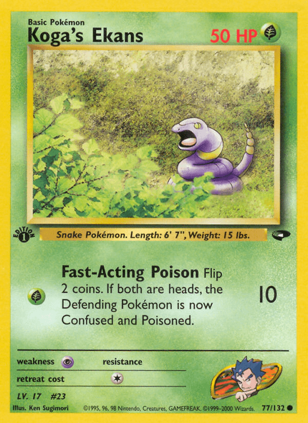 Koga's Ekans GYM2-77