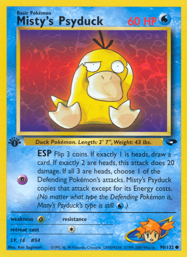 Misty's Psyduck GYM2-90