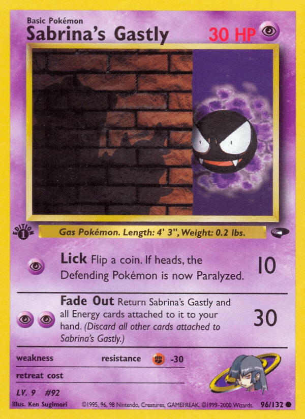 Sabrina's Gastly GYM2-96