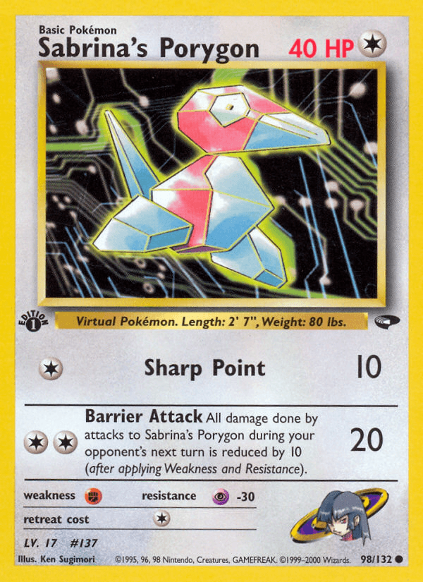 Sabrina's Porygon GYM2-98