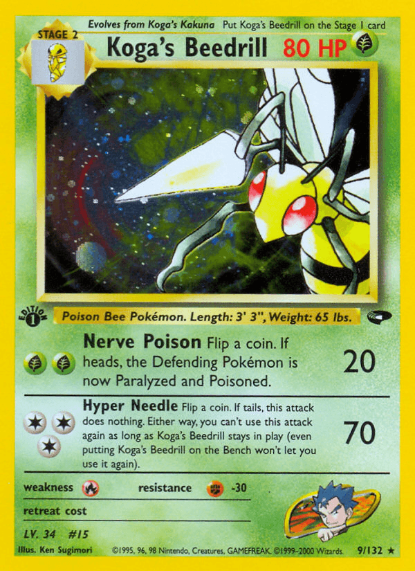 Koga's Beedrill GYM2-9