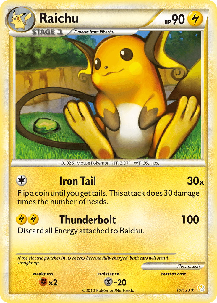 Raichu HGSS1-10