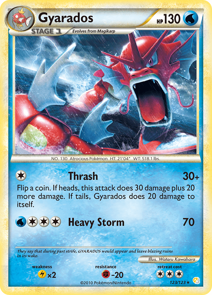 Gyarados HGSS1-123