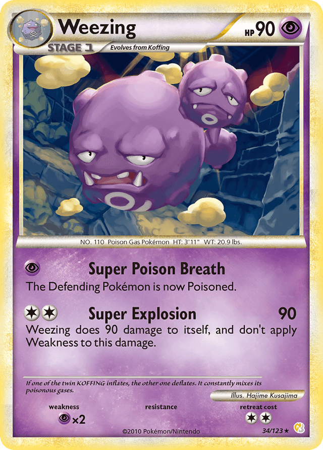 Weezing HGSS1-34