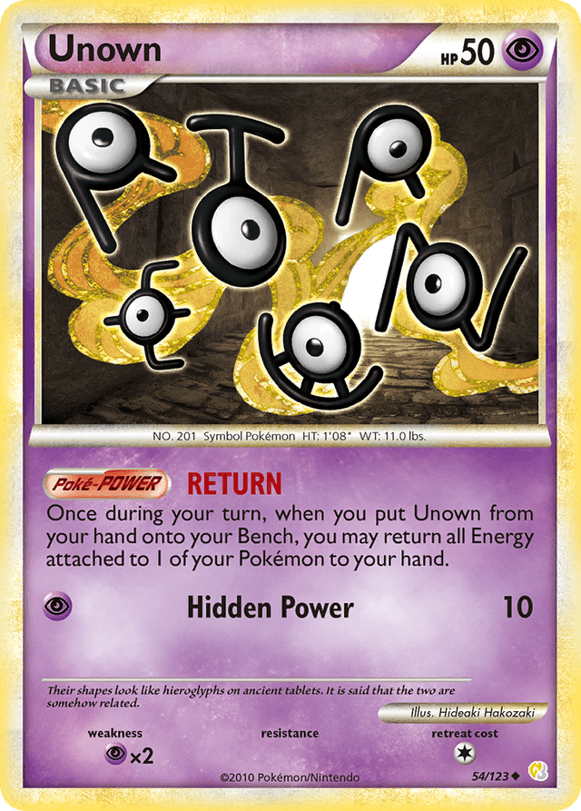 Unown HGSS1-54
