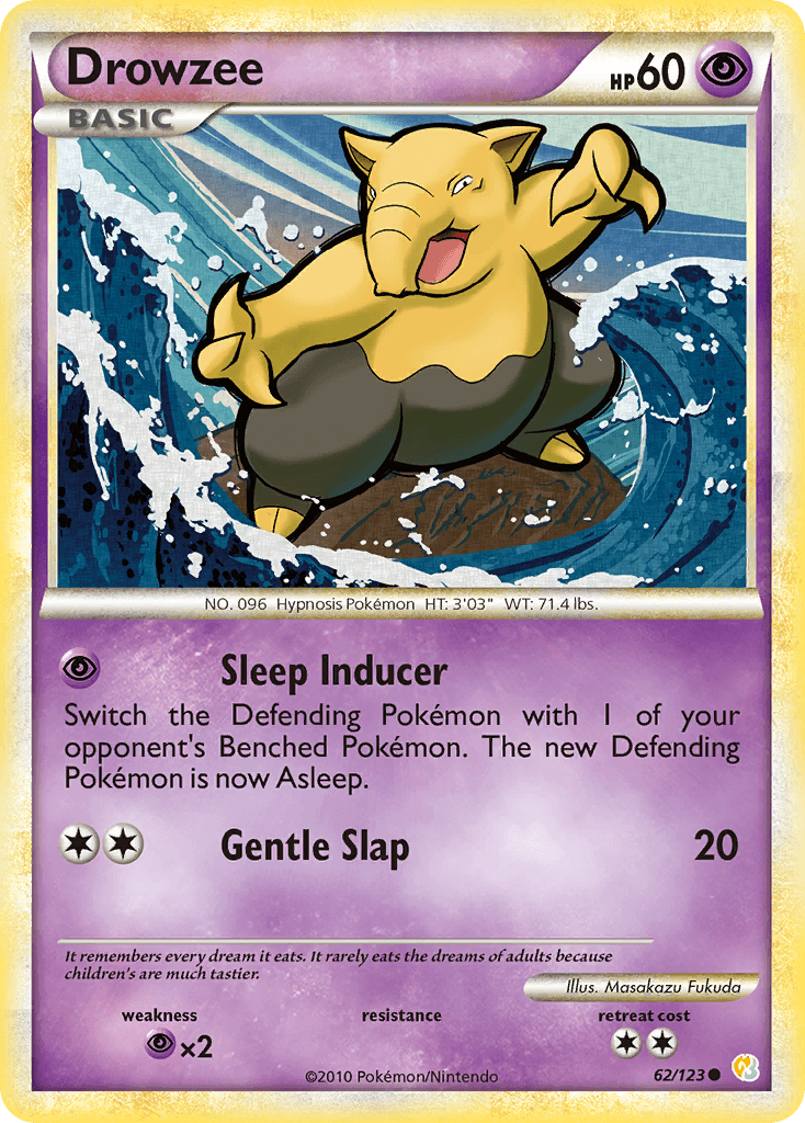 Drowzee HGSS1-62