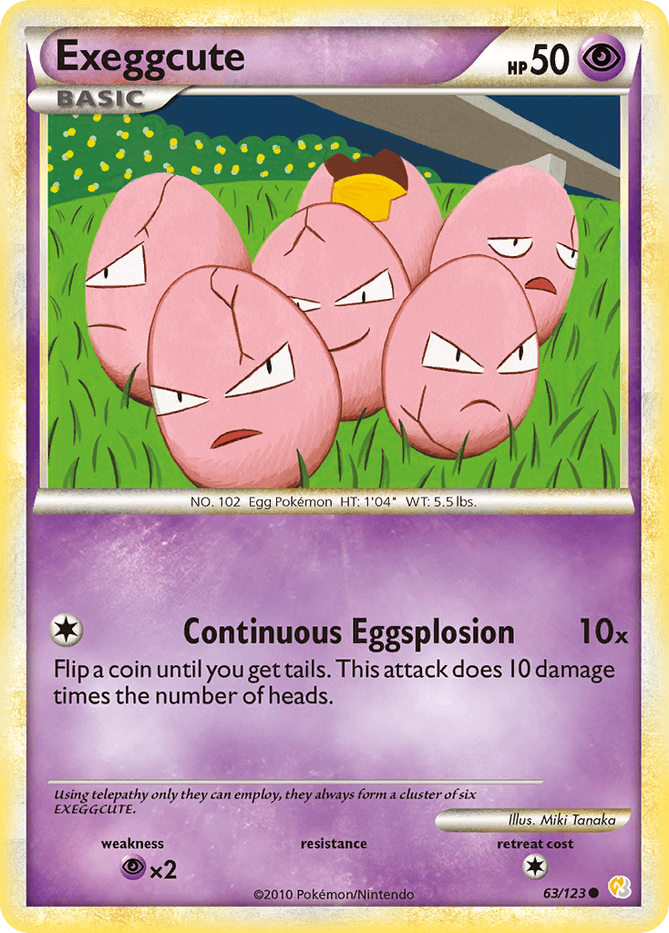 Exeggcute HGSS1-63