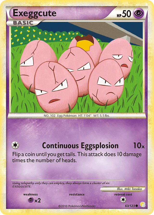 Exeggcute HGSS1-63