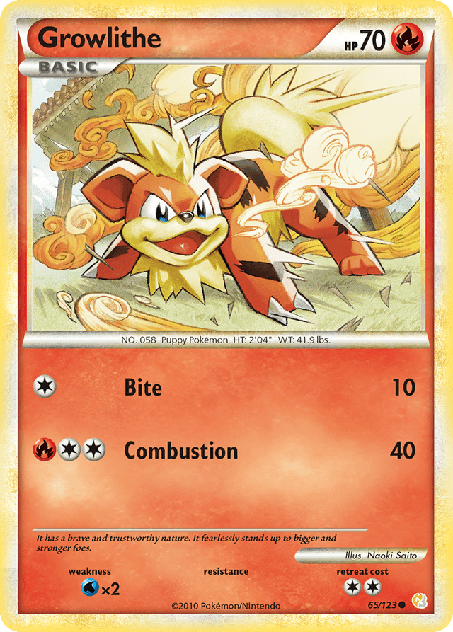 Growlithe HGSS1-65