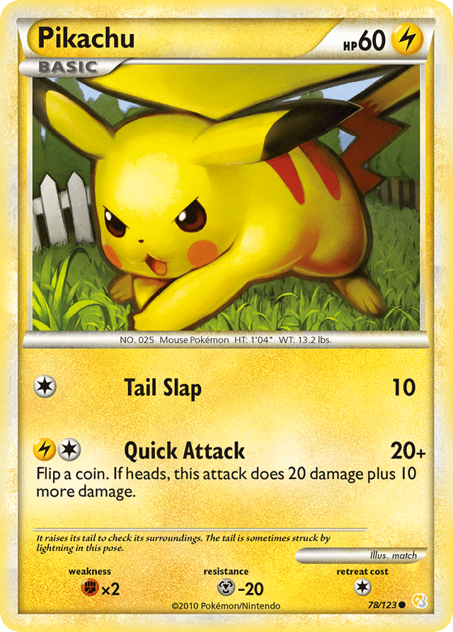 Pikachu HGSS1-78