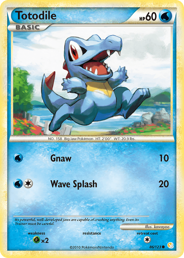 Totodile HGSS1-86