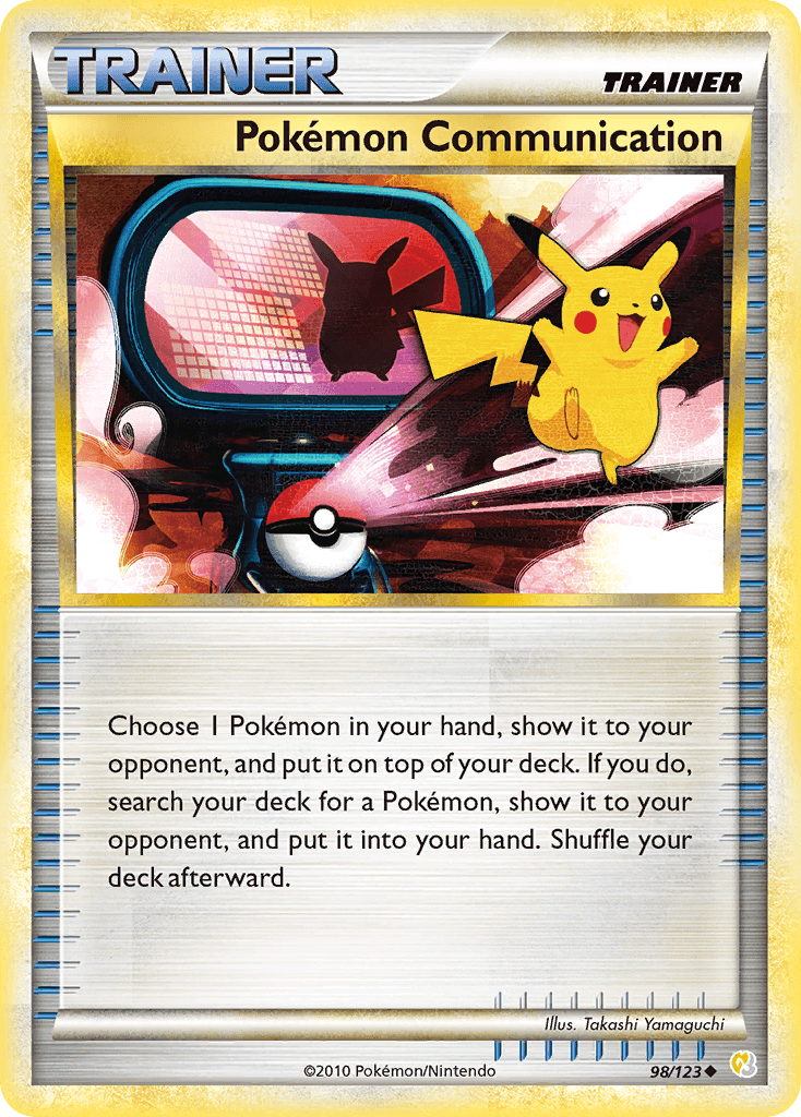 Pokémon Communication HGSS1-98