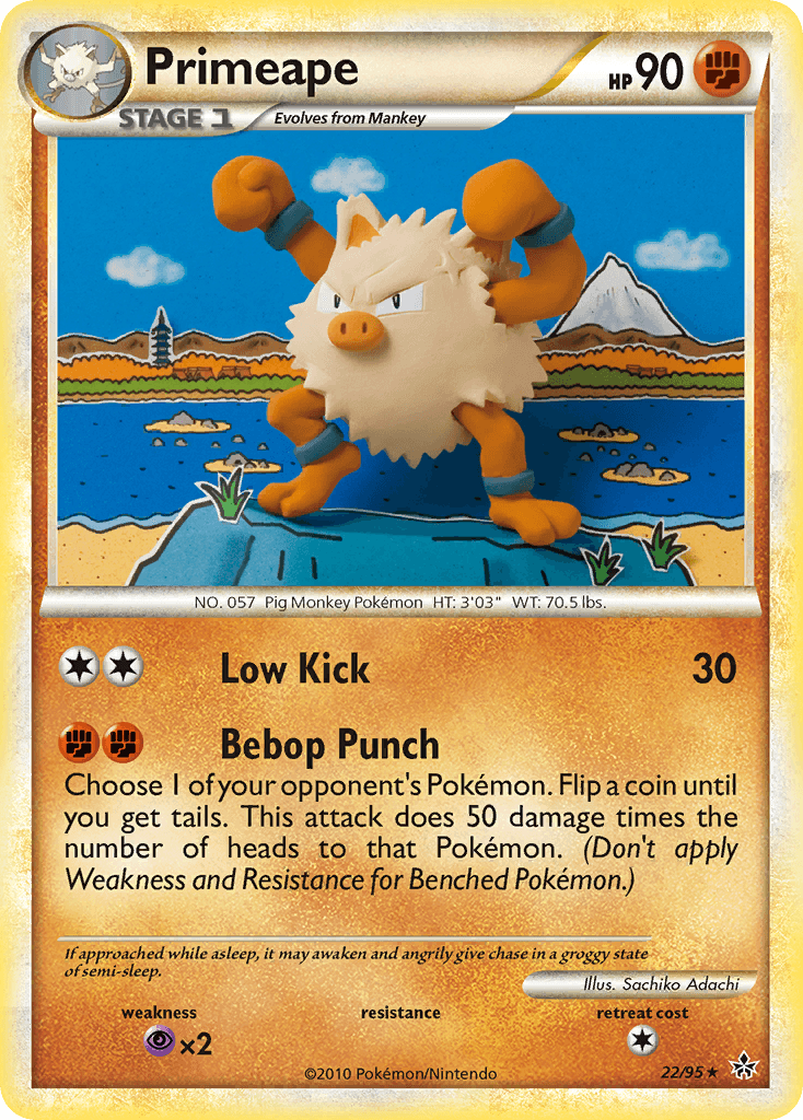 Primeape HGSS2-22