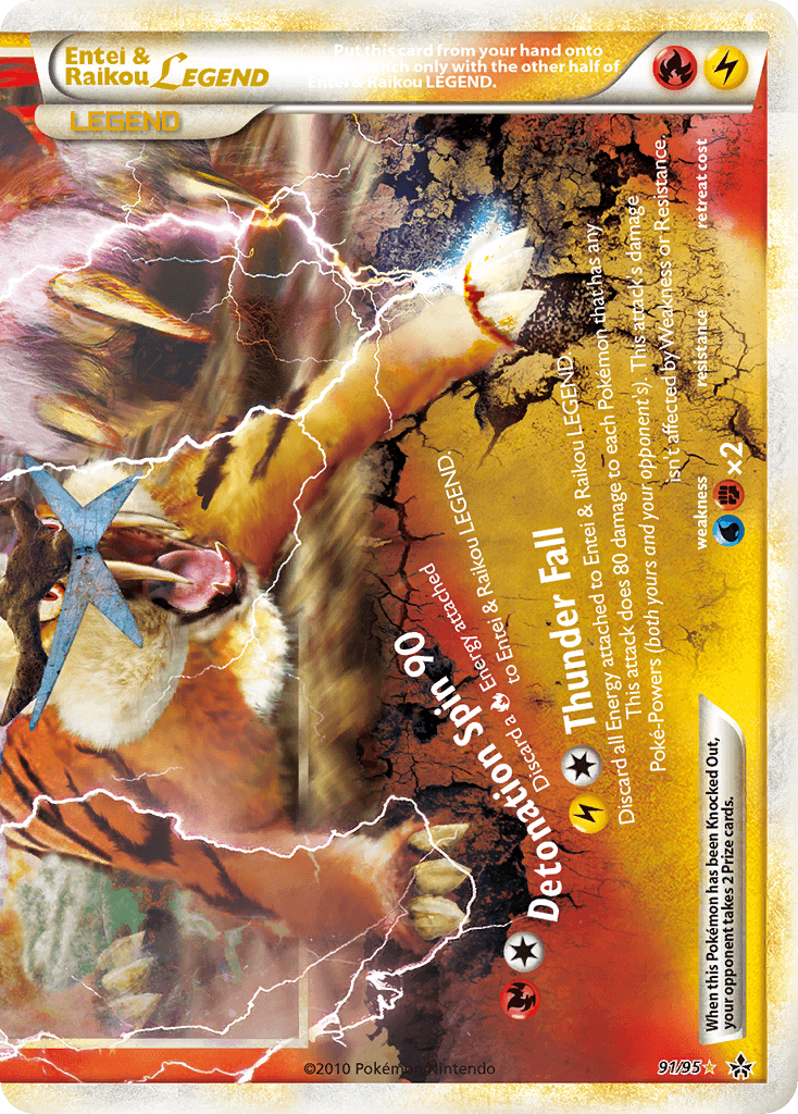 Entei & Raikou LEGEND HGSS2-91