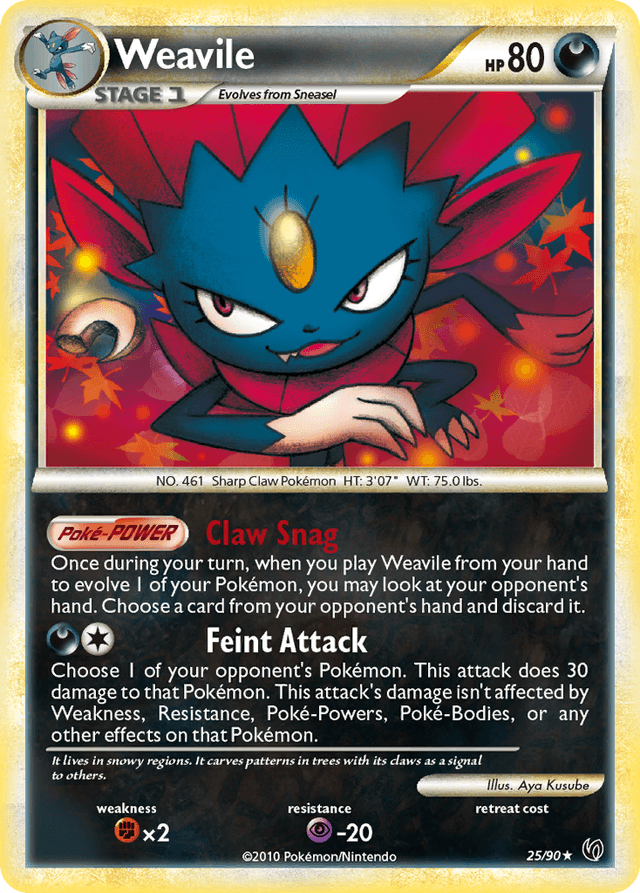 Weavile HGSS3-25