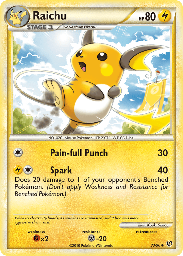 Raichu HGSS3-33