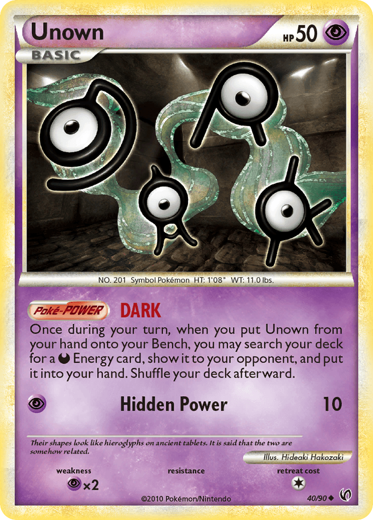 Unown HGSS3-40