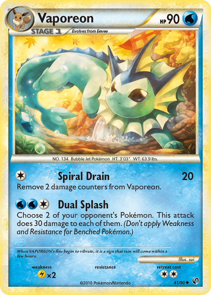 Vaporeon HGSS3-41