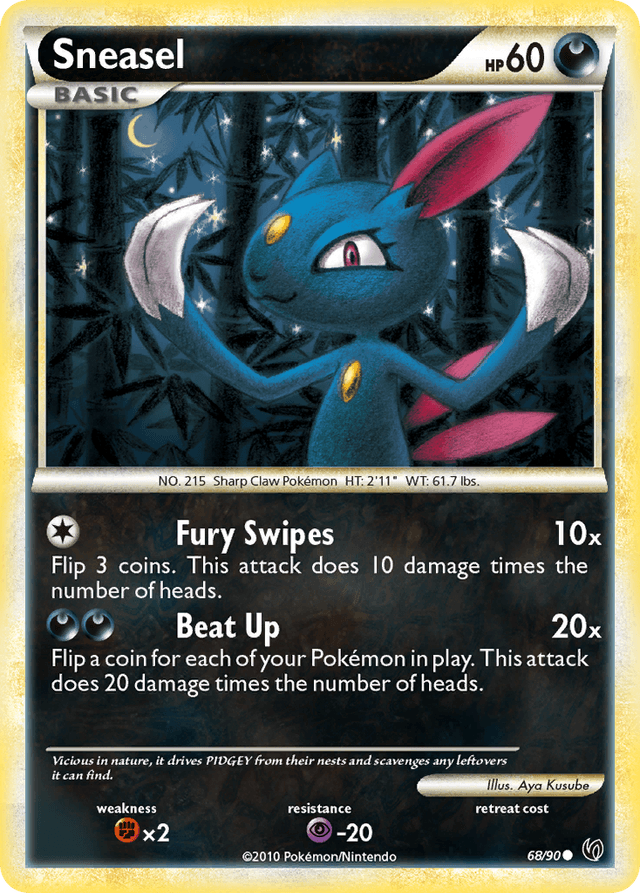 Sneasel HGSS3-68