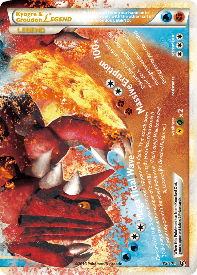Kyogre & Groudon LEGEND HGSS3-88