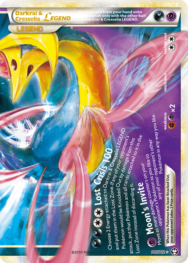 Darkrai & Cresselia LEGEND HGSS4-100