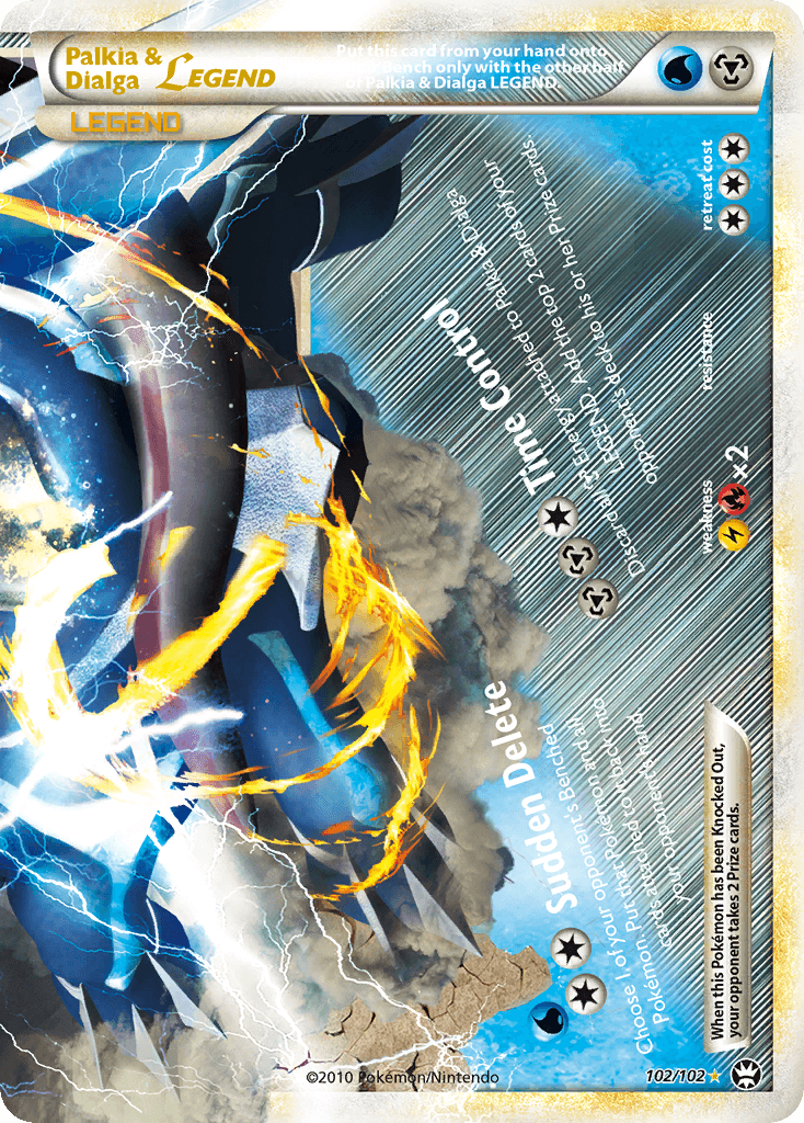 Palkia & Dialga LEGEND HGSS4-102