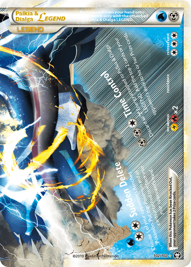 Palkia & Dialga LEGEND HGSS4-102
