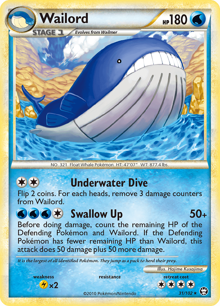 Wailord HGSS4-31