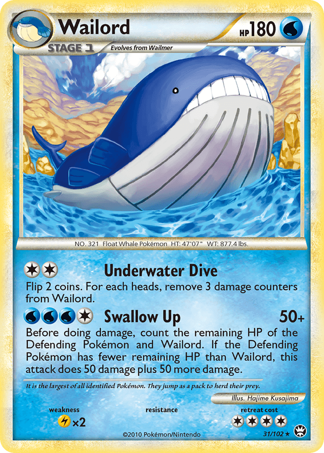 Wailord HGSS4-31