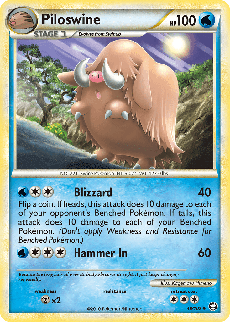 Piloswine HGSS4-48