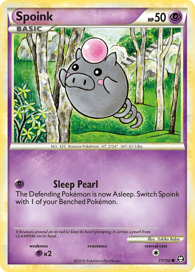 Spoink HGSS4-77