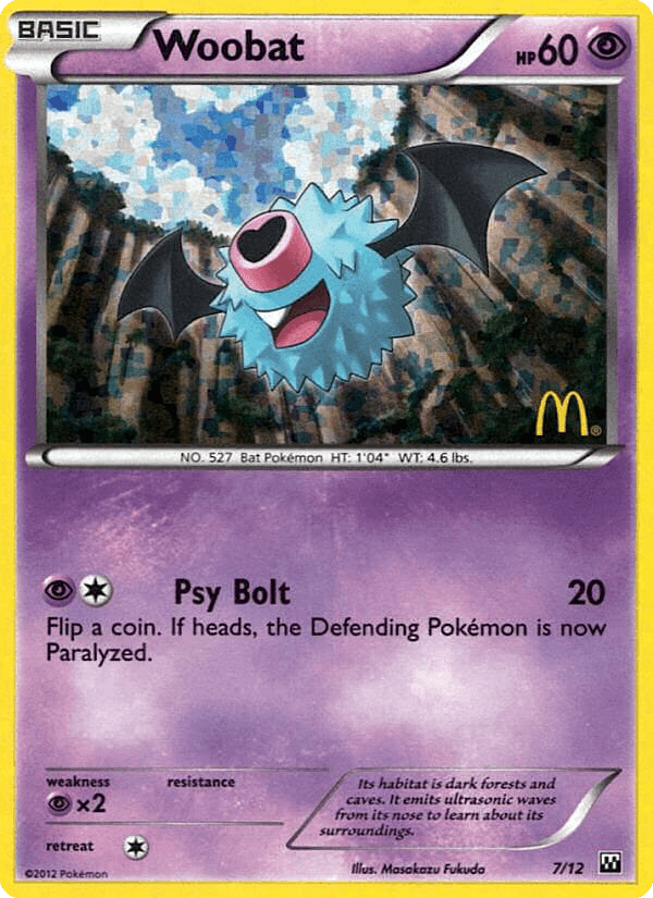 Woobat MCD12-7