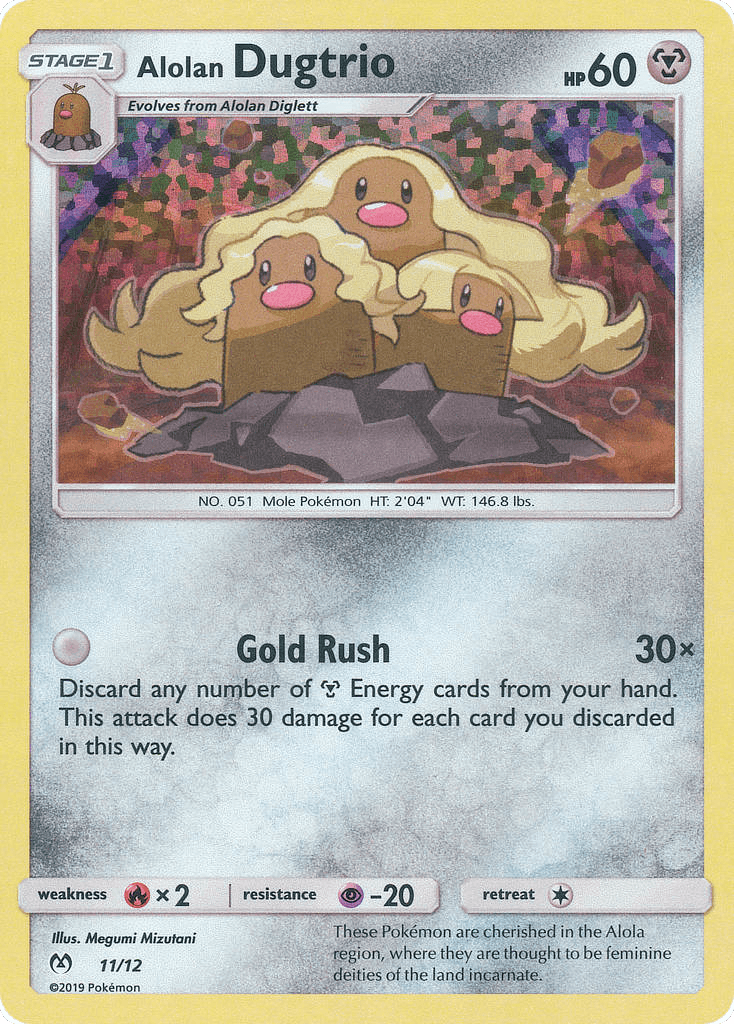 Alolan Dugtrio MCD19-11