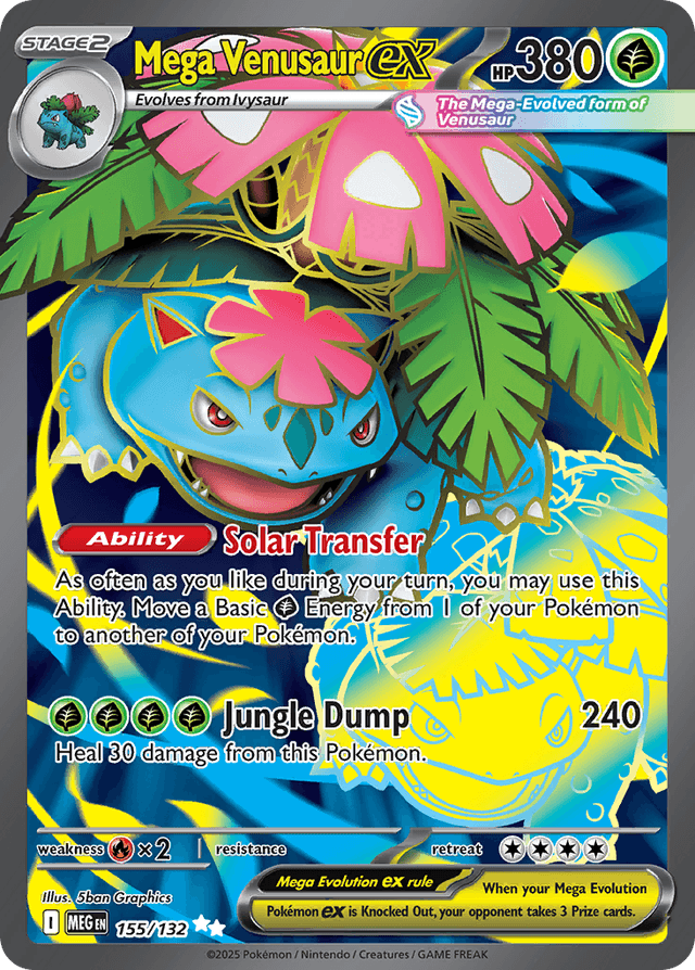 Mega Venusaur ex ME1-155