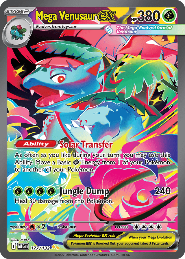Mega Venusaur ex ME1-177