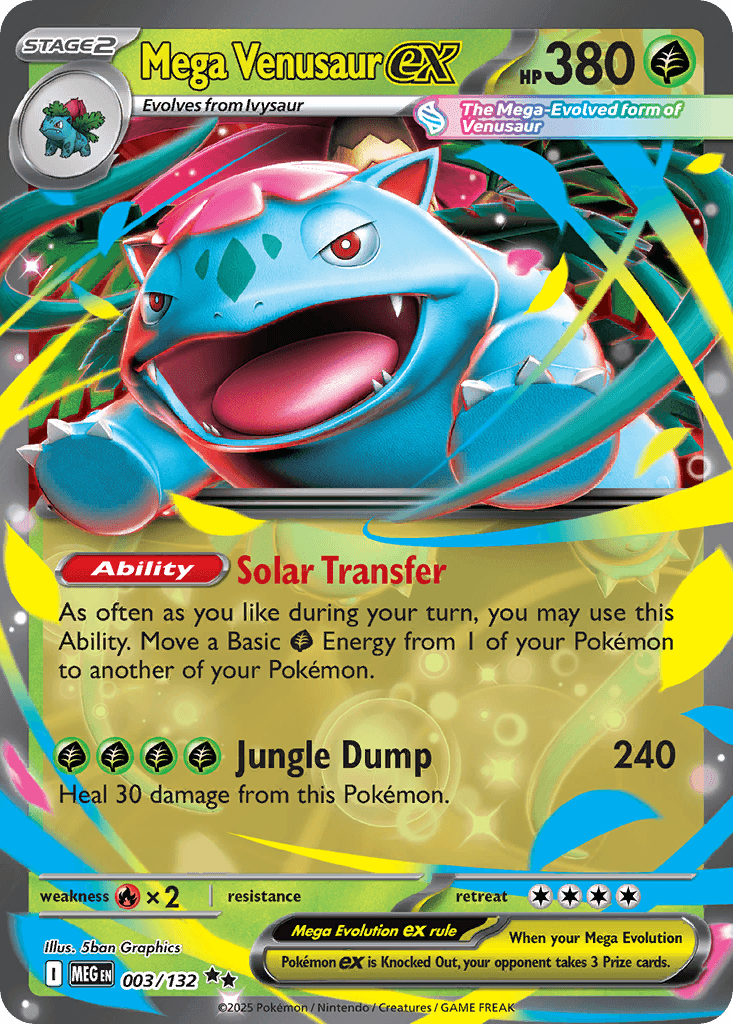Mega Venusaur ex ME1-3